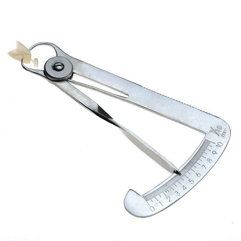 

Dental Gauge Caliper for Metal Wax Stainless Steel Dentist Metal Wax Thickness Measurement Ruler Tool Dentist Tools