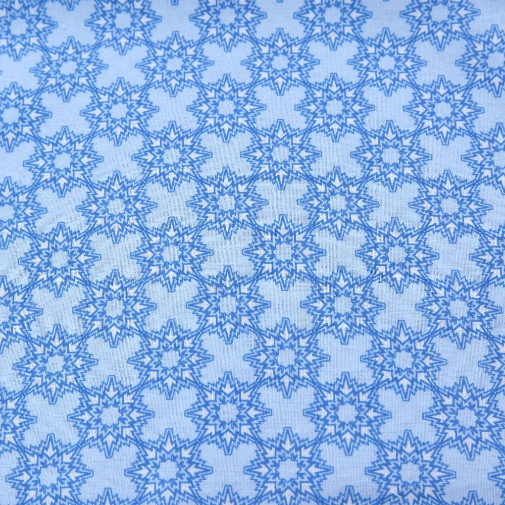 Рождественская хлопчатобумажная ткань в виде снежинки 5 шт. 25 х2 5/50 х50 см 100%