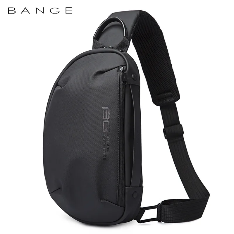 

New single shoulder chest bag men's leisure waterproof satchel Korean version USB men's package custom Chest bag