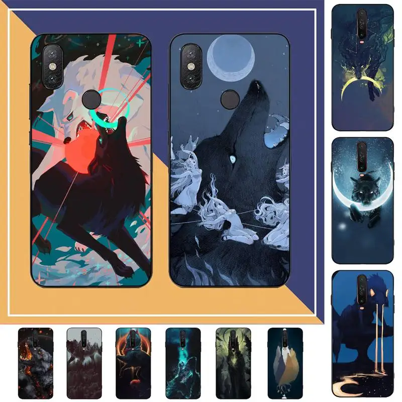 

wolf art Phone Case for Redmi Note 8 7 9 4 6 pro max T X 5A 3 10 lite pro