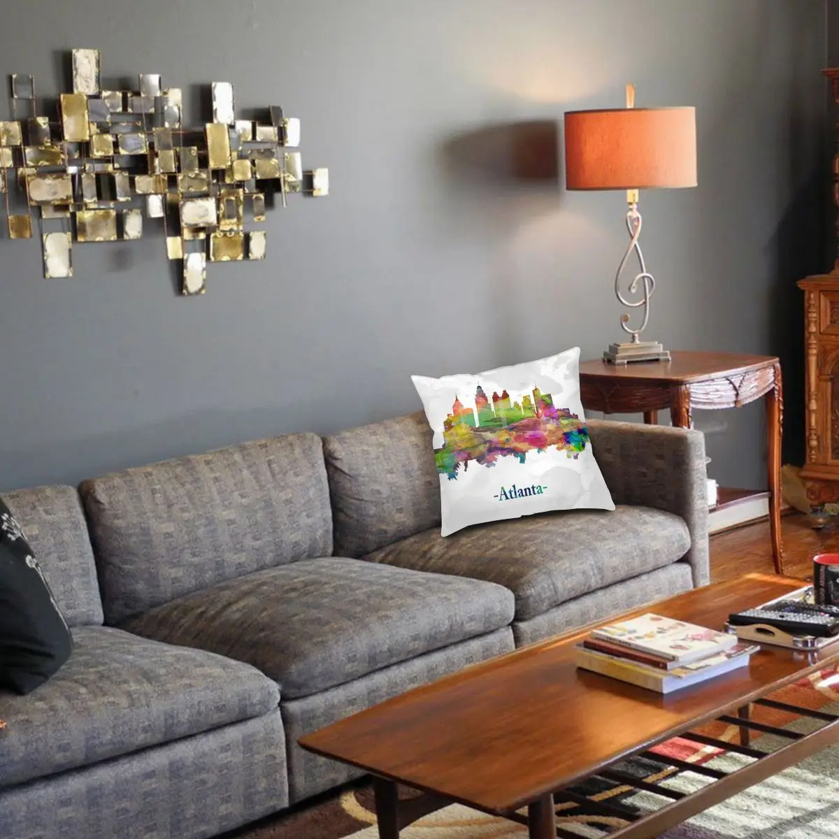 Чехол-наволочка с рисунком Атланты Джорджии Skyline 8 аниме чехол-наволочка 50x70