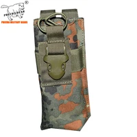 flecktarn master camo tactical interphone pouch molle magazine pouch military radio holder army vest ammo pouch radio holster