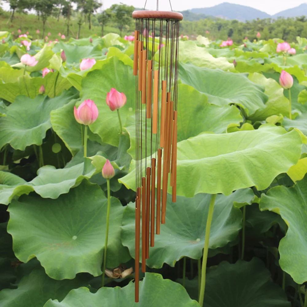 1 шт. ветряные колокольчики из цельного дерева шаг за шагом 18 Замороженные тубы