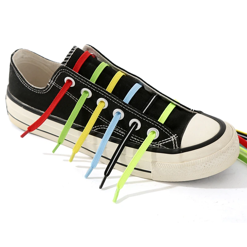 1Pair Magnetic Shoelaces Unisex Sneakers Shoe Laces Elastic Locking ShoeLace Creative Quick No Tie Shoe laces Kids Adult Laces