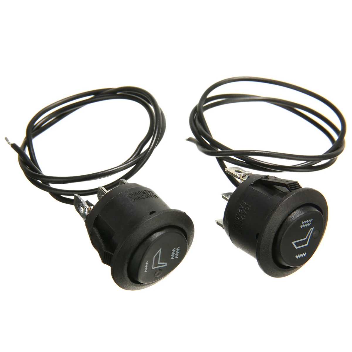 2X Универсальный 3 Шпильки Круглый автомобиль Лодка подогрев сидений кулисный