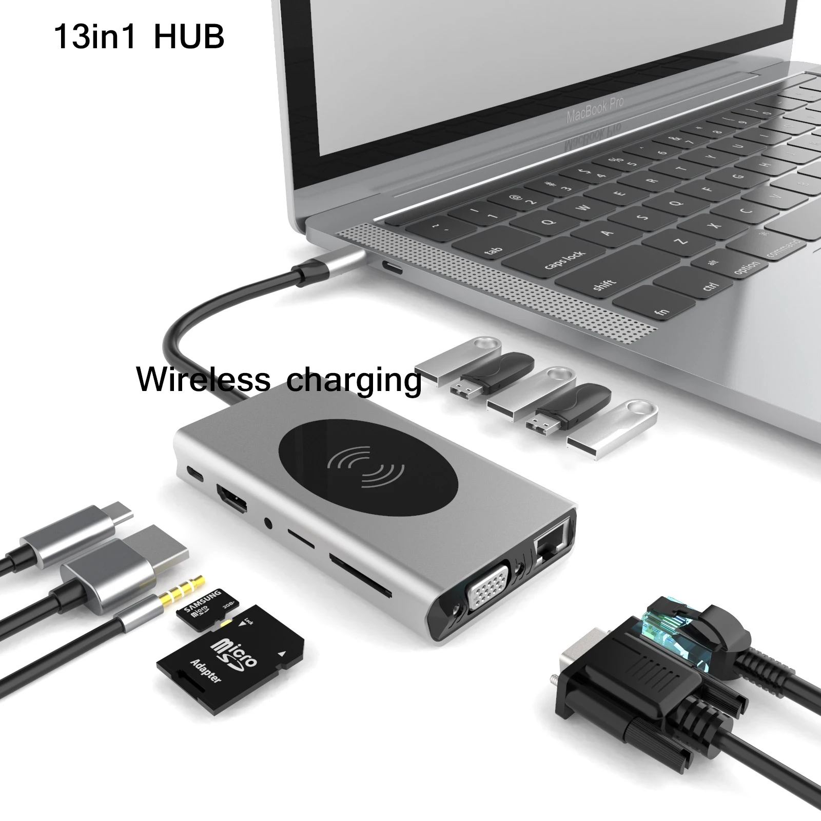 s15 in 1 usb c концентратор док станция