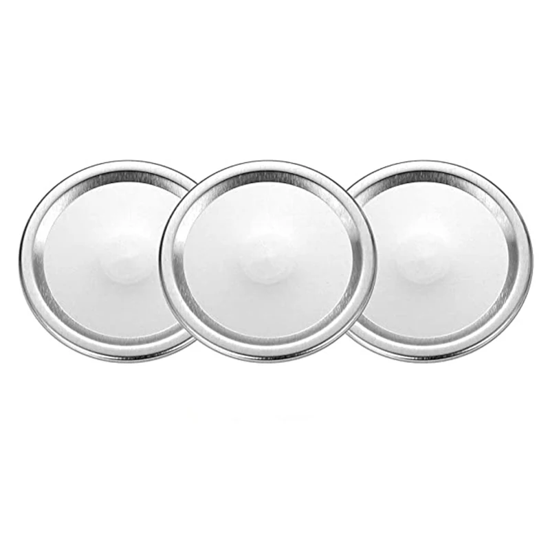 

200-Count,Wide Mouth Canning Lids for Ball, Kerr Jars - Split-Type Metal Mason Jar Lids for Canning - 86mm Canning Lid