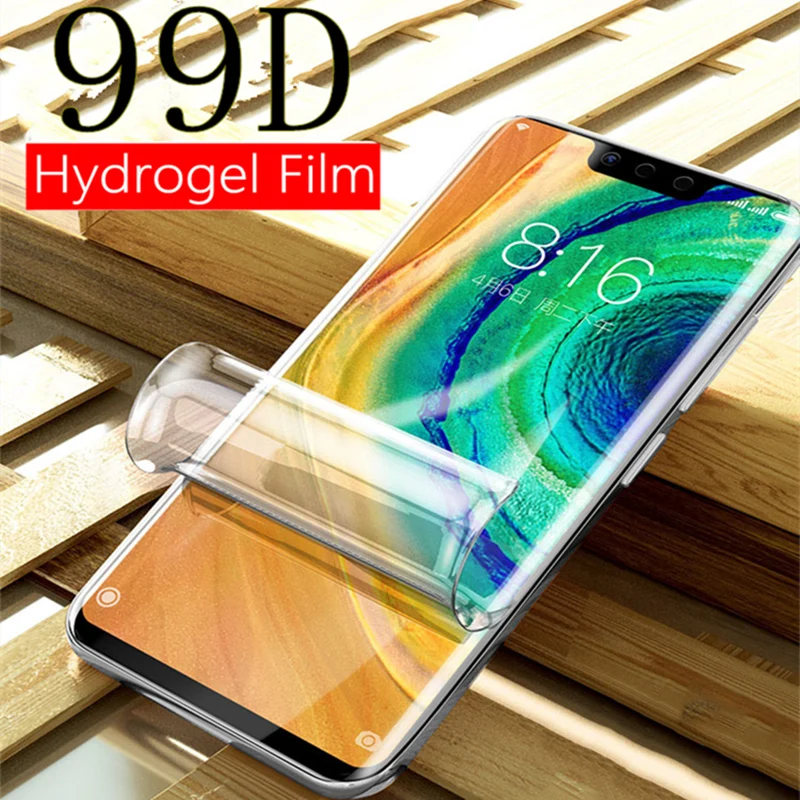 99D полное покрытие Гидрогелевая пленка для huawei mate 30 Pro Защита экрана 20 lite 10 мягкая