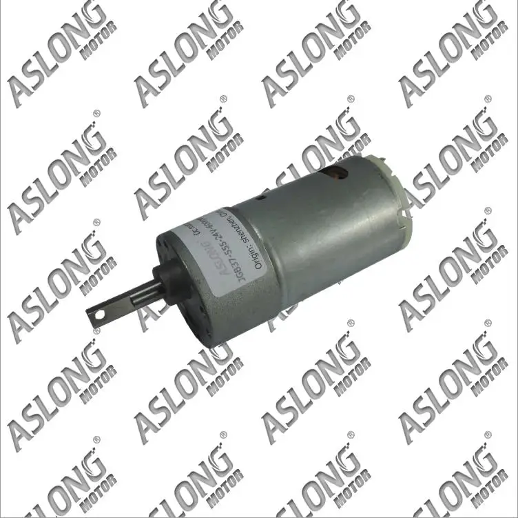 

ASLONG JGB37-555-24V-600rpm DC gear motor motor generator DIY