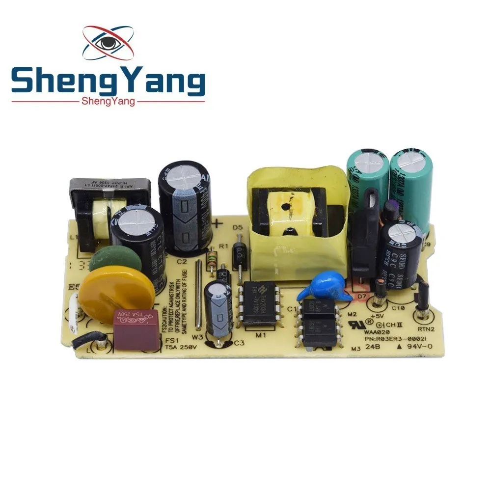 ShengYang 1 шт. AC-DC 5 в 2A 2000mA переключатель модуль питания для замены ремонт светодиодный блок питания