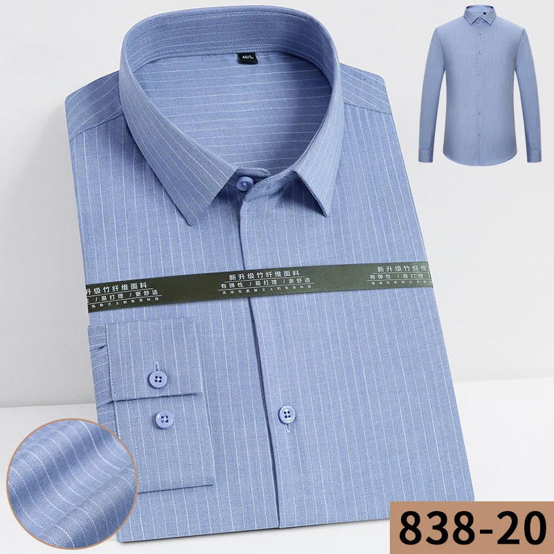 Casual Plaid Men's Shirts For Man Dress Shirts Long-Sleeve Regular-Fit Button-Collar Design Cotton Male Social Shirts Clothing