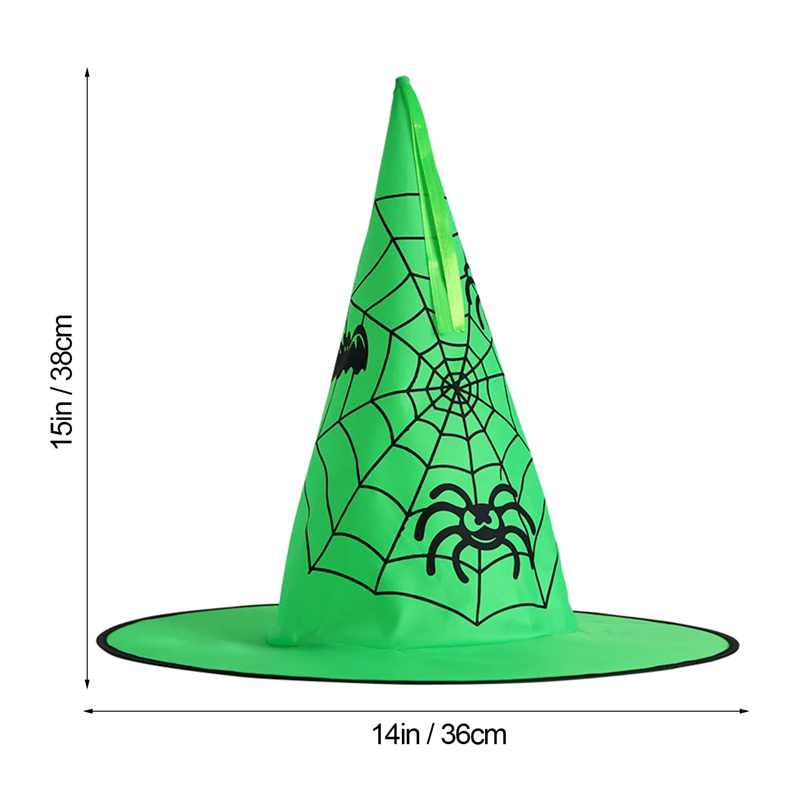 

Halloween Decoration Witch Hat LED Lights Halloween Witch Hat For Kids Party Decor Supplies Outdoor Tree Hanging Ornament