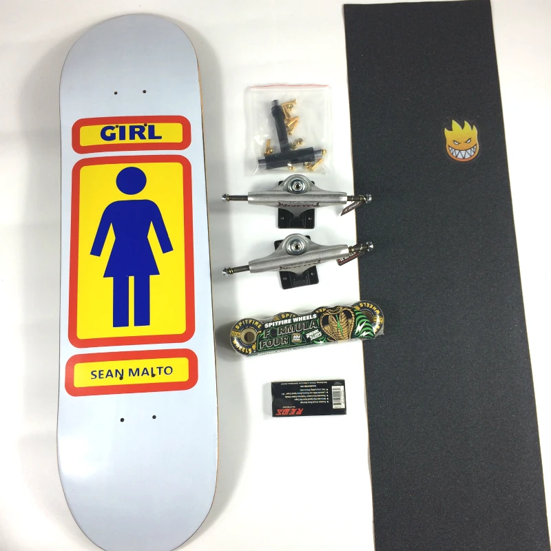 

Skateboard Baker Spitfire 7.75/7.875/8.0/8.125/8.25/8.375/8.5 Inch 7 Layer Canadian Maple Complete High Quality