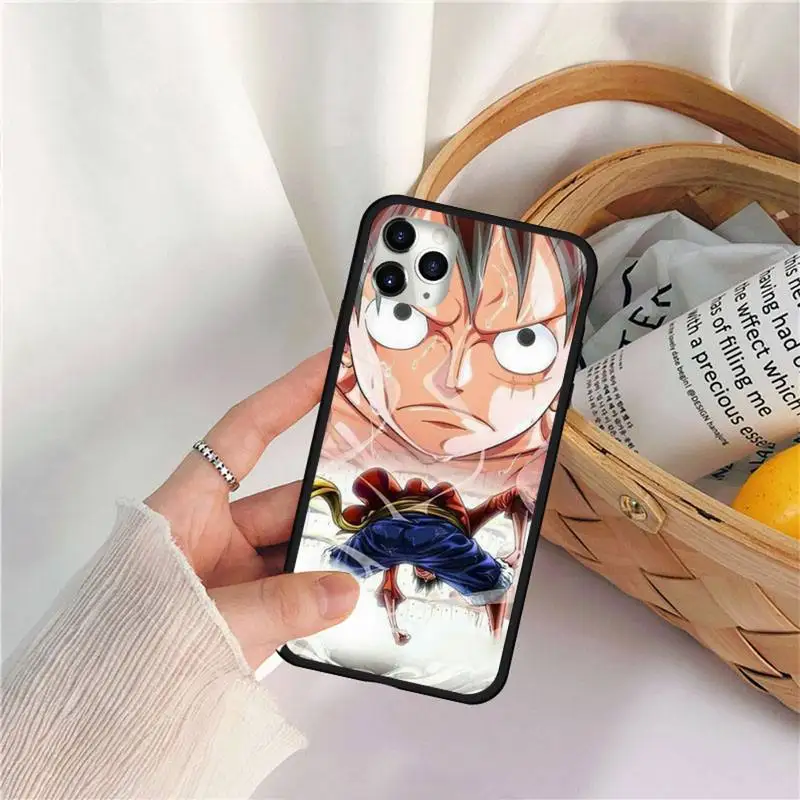 

One Piece Japan Anime Luffy Tony Chopper Phone Case for iPhone 11 12 pro MINI XS MAX 8 7 6 6S Plus X 5S SE 2020 XR