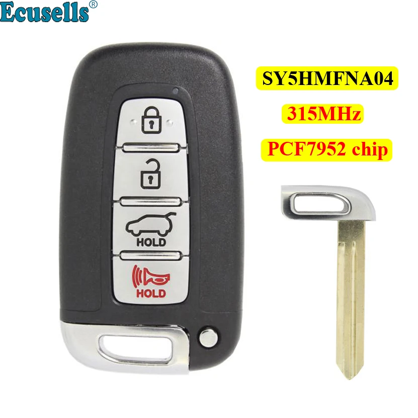 

4 кнопочный флуоресцентный чип 315 МГц PCF7952 для Hyundai Elantra Genesis Coupe для KIA Soul Forte Sportage FCC: SY5HMFNA04