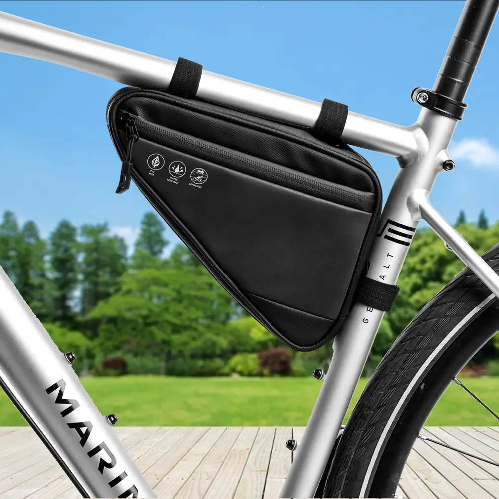 

Сумка на раму велосипеда, водонепроницаемая треугольная сумка для ремонта горных велосипедов