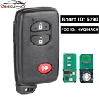 Смарт-плата KEYECU 5290 с Дистанционным Ключом 2 + 1B для Toyota Venza Prius 2013 2014 2015 2016 HYQ14ACX PN: 89904-47370