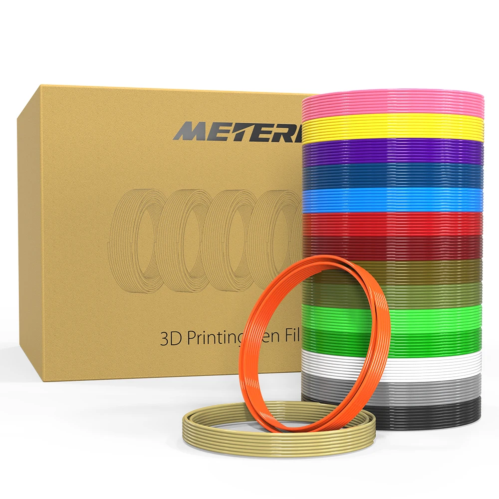 Новая ручка для 3d печати Meterk PLA заправка нитей 16 видов цветов 20 футов каждого 1 75 мм