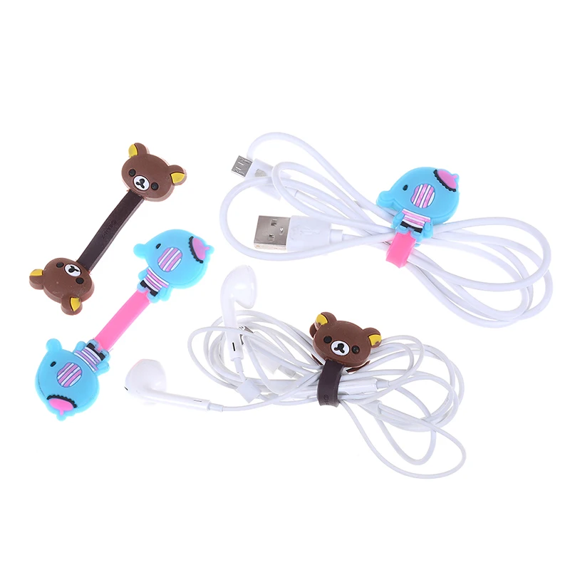 Зарядное устройство USB кабель моталки крепление для управления фиксатор 1/2 шт.