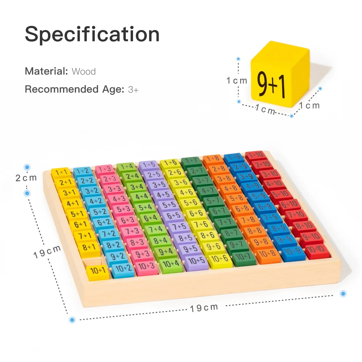Robotime Монтессори Развивающие деревянные математические игрушки Multiplicatio