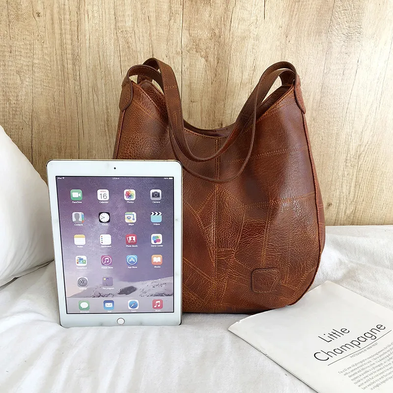 Винтажные сумки хобо из искусственной кожи для женщин дамские сумочки на ремне