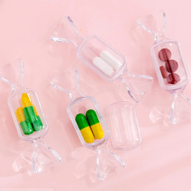 Коробка для хранения косметики в форме конфет портативные мини серьги