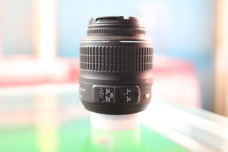 Б/у объектив Nikon NIKKOR 18 55 мм f/3 5 6G VR AF авто и ручная крышка объектива заднего