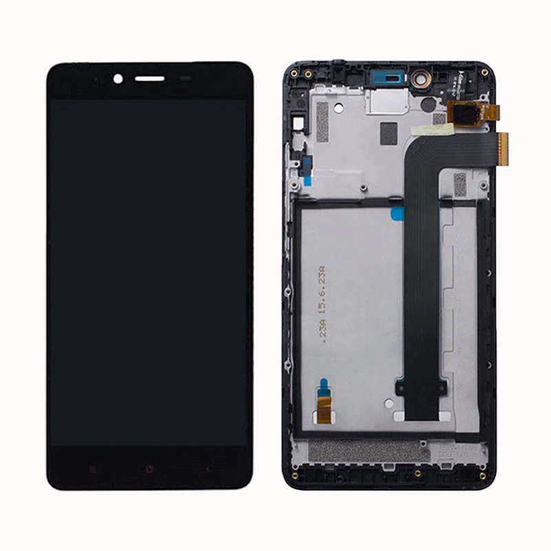 Для 5 &quotXiaomi redmi note 2 ЖК дисплей в зеркальном дисплее s дигитайзер сборе детали pantalla