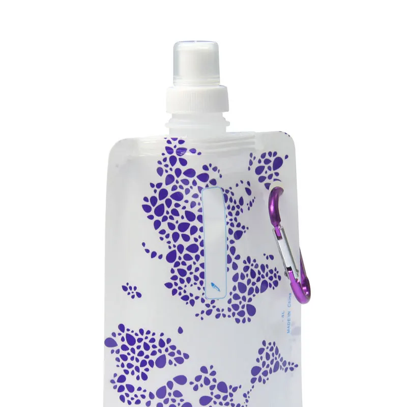 Портативные складные бутылки объемом 480 мл для воды спорта бега походов туризма