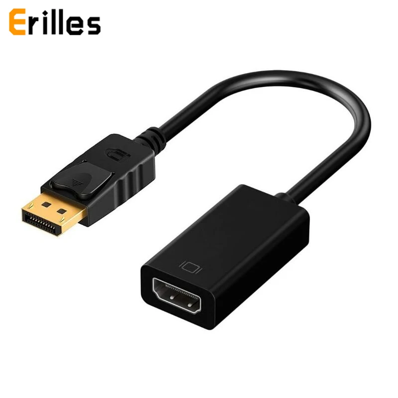 Адаптер dp к hdmi display port Male to Female HDMI 1080P кабель конвертер адаптер для hp/DELL ноутбука ПК