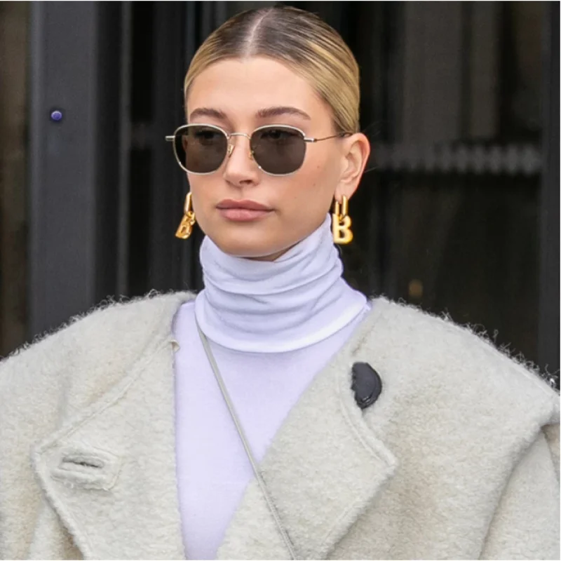 

Letter B Dangle Earrings For Women Two Ways To Wear Earrings High Quality Gold Colour Geometrical Hanging Earring Jewelry Gift