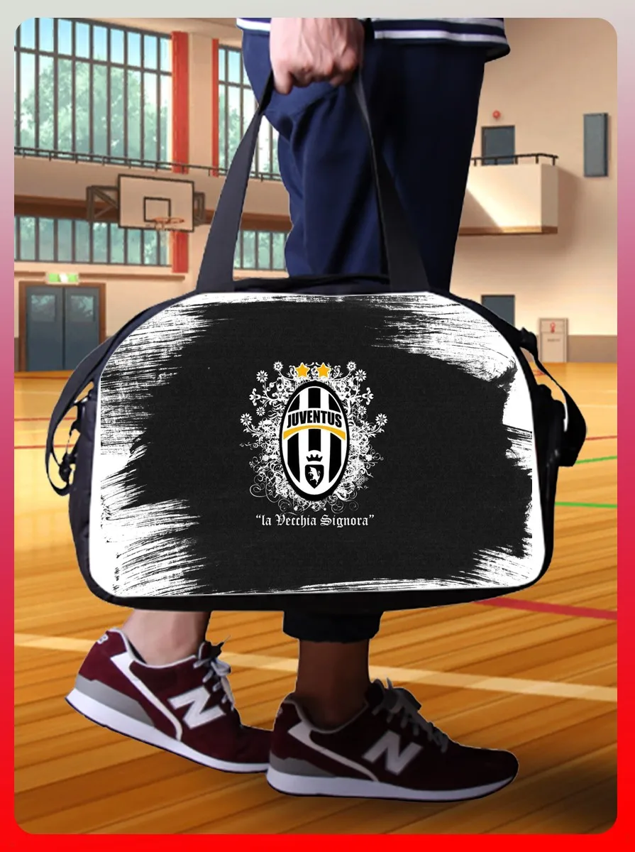 Спортивная сумка с принтом Футбол (ФК Ювентус спортивная пеле роналдо месси