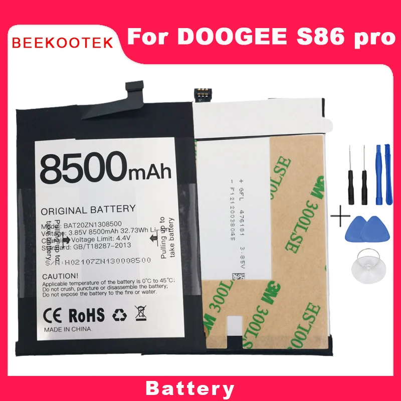 new original doogee s86 pro battery inner mobile phone battery repair accessories parts for doogee s86 6 1 inch smartphone free global shipping