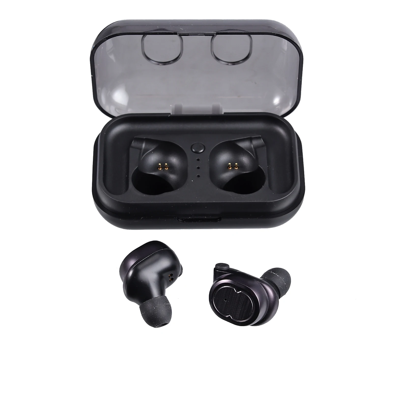 

PROZOR for Mini HIFI TWS-8 Wireless Bluetooth 5.0 Headset Earbuds USB Stereo Headphones