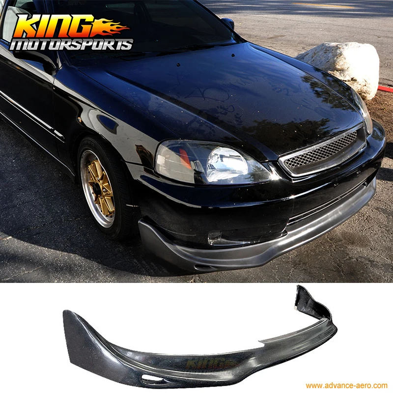 Подходит для 99 00 HONDA CIVIC JUN STYLE переднего бампера|front bumper lip|bumper lipfront |