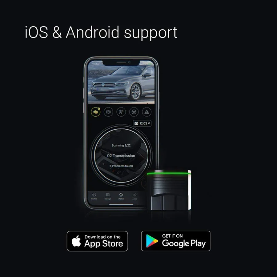 Диагностический инструмент Nextgen OBDeleven OBD2 для IOS/Android VW Polo Golf Volkswagen/Audi A3 A4 /Seat Leon /Skoda