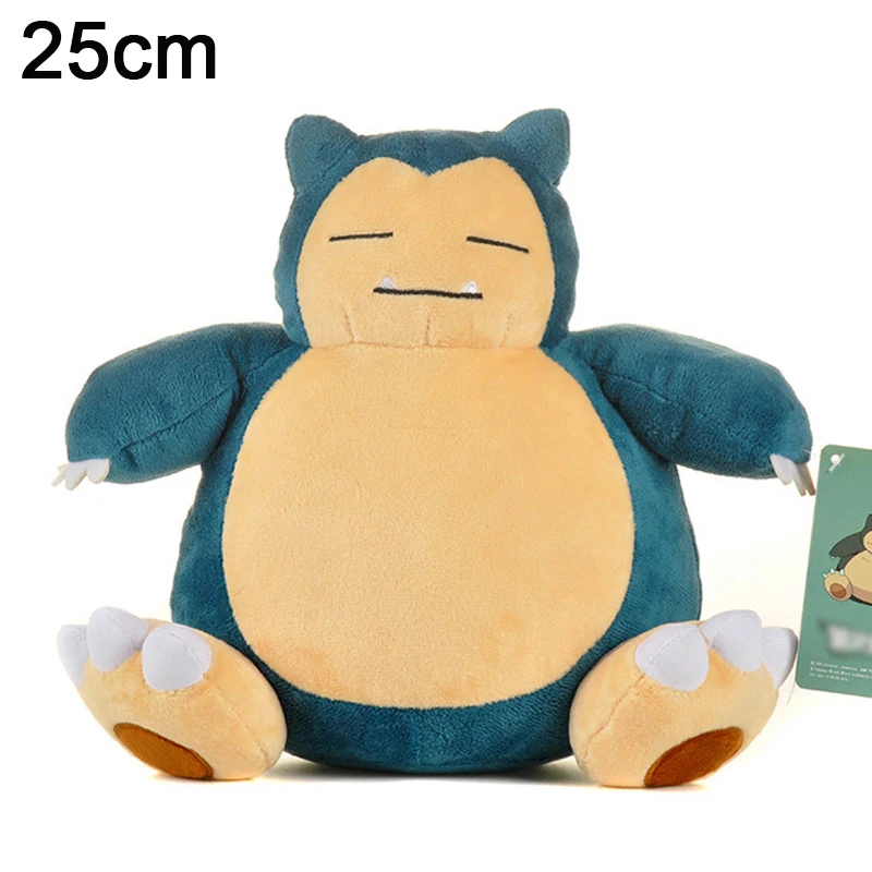 Плюшевый снорлакс Игрушка Аниме Новые Редкие Мягкие игрушки животные кукла для