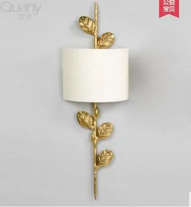 Американский минималистичный дизайнерский креативный медный настенный