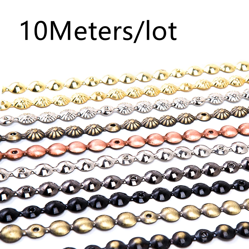 10Meters/Lot Upholstery Nail Strips 11mm Brass Nickel Bronze Nail Trims Tapes tacks Sofa bedside tap Decorative chaise tabouret