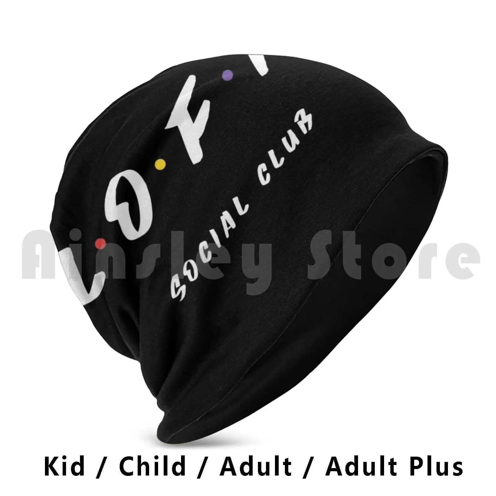 

Вязаная Шапка-бини в стиле хип-хоп