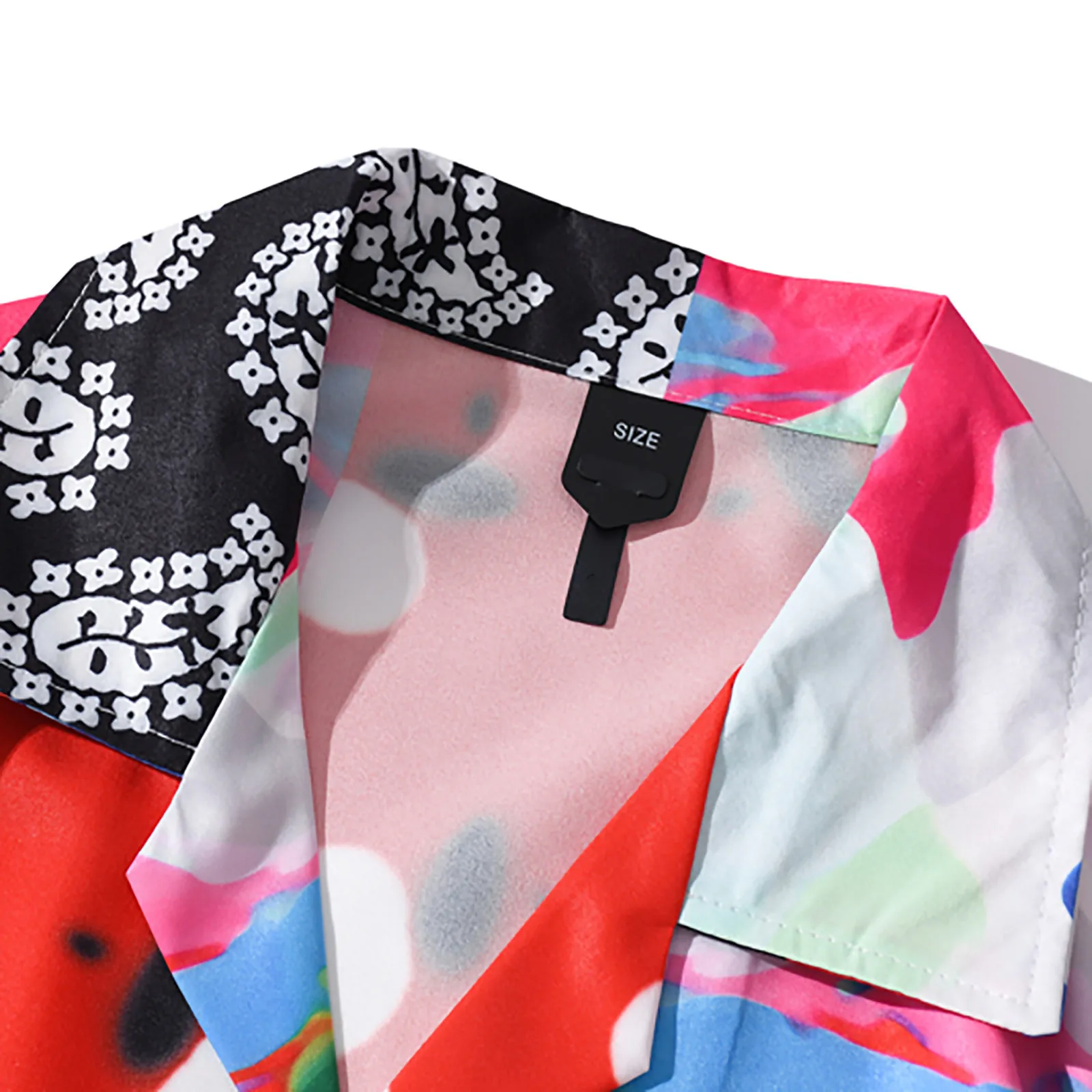 

Unisex Beach Tops Loose Couple Buttoned Blouse Cardigan Printed Short Shirt Chemise courte imprime cardigan de plage ample 2021