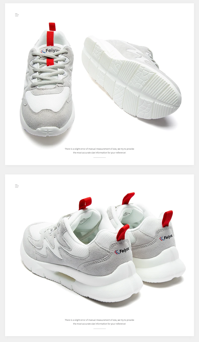 Feiyue7001 Casual Shoes Vulcanized Dad Sneakers Women Shoes Lace-up Platform Comfortable Breathable Non-slip Shoes Free Shipping