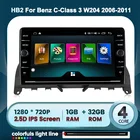 Автомагнитола на Android 10, мультимедийный видеоплеер для Mercedes Benz C Class 3 W204 S204 2006-2011, навигация GPS 2.5D IPS экран FM