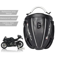 motorcycle tail bag moto backpack motorcycle tank bag waterproof leather luggage pack riding backseat rear storage bag