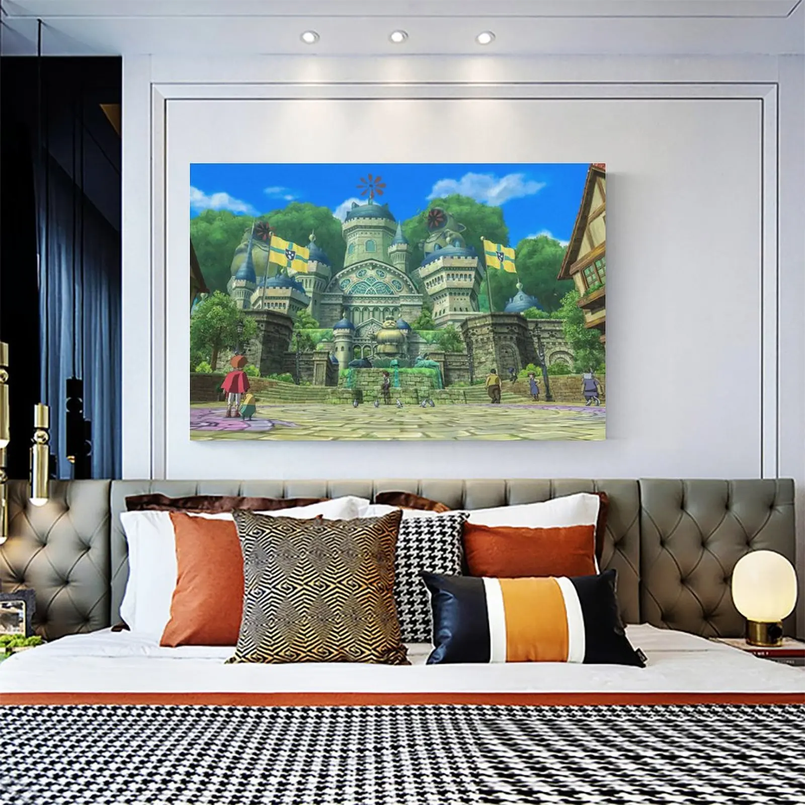 Ни Но Куни II (3_3) Игровой Постер Декоративная Картина Холст На Стене Искусства Гостиная Постеры Спальня.