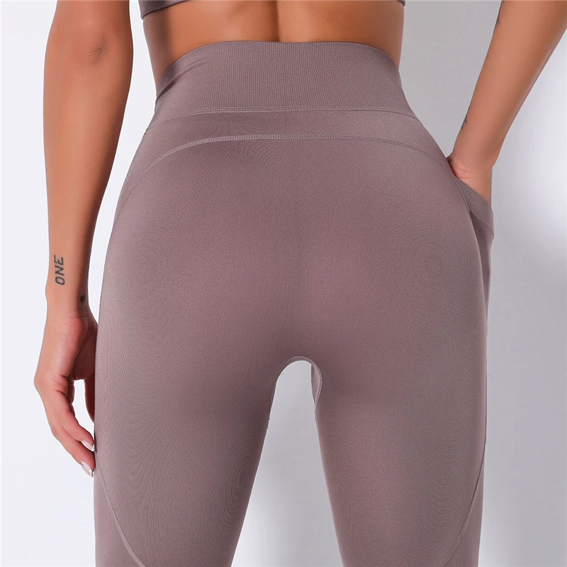 

Gym Seamless Leggings Women Sports Pants High Waist Fitness Gym Leggins Workout Running Sportswear Butt Lifting Capris Push Up