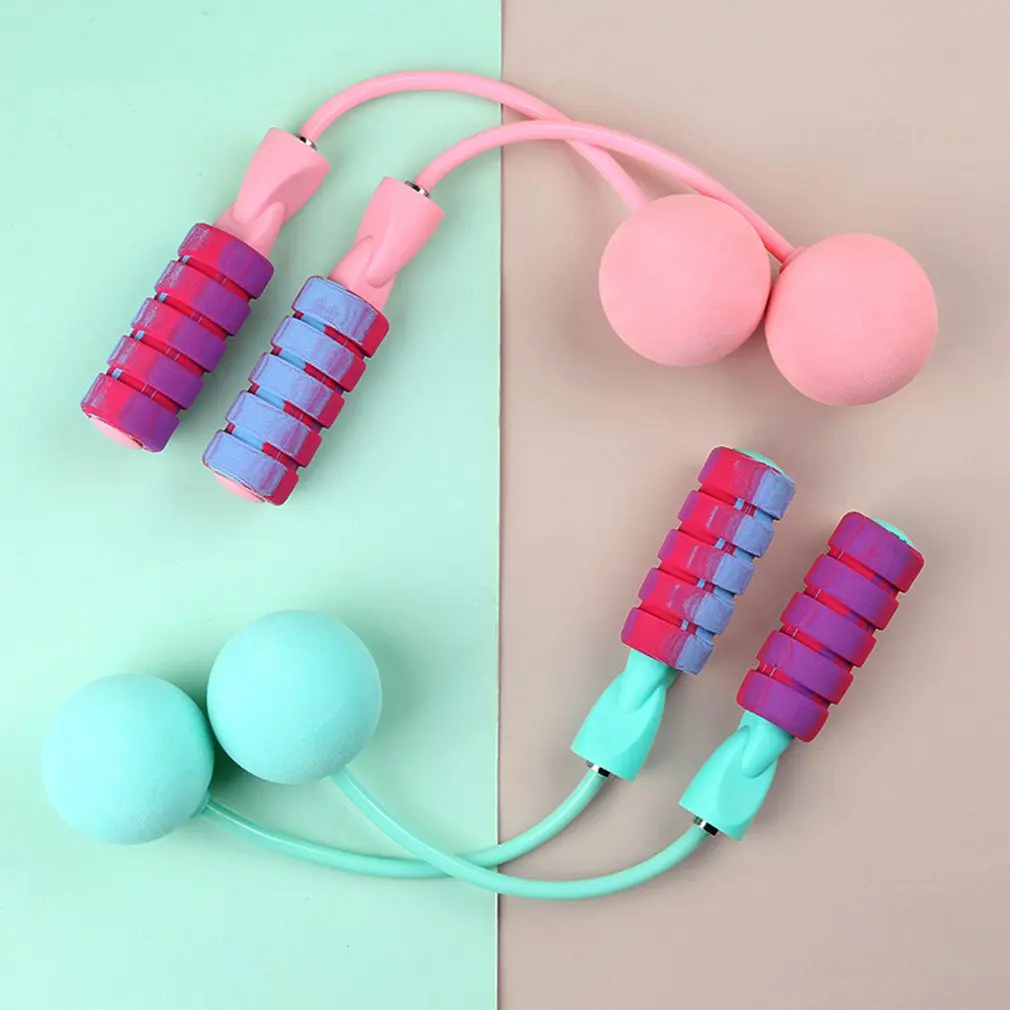 

2021 Jump Rope Ropeless Skipping Ball Wireless Jump Ropes Fitness No Tangles Adjustable Weighted Ball Cordless Jump Rope Boxing