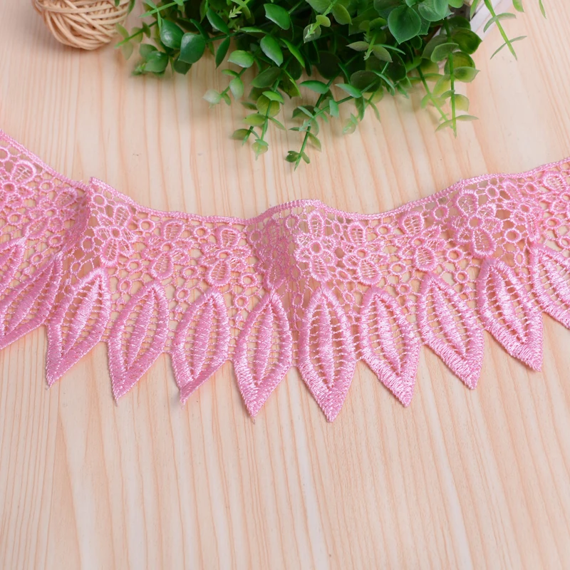 

Curtain lace water soluble edge tree leaf edge sofa accessories decorative edge wide edge pillow edge embroidered lace