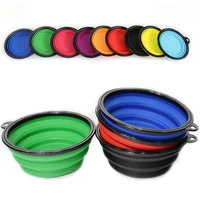 dog bowl foldable portable firendly silicone pet cat dog food water feeder travel feeding bowls puppy doggy food container