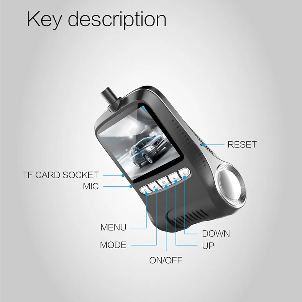 car dvr 2 0 full hd 1080p wi fi dual lens rear view dashcam video recorder auto camera dash dvrs car motion detector registrar free global shipping
